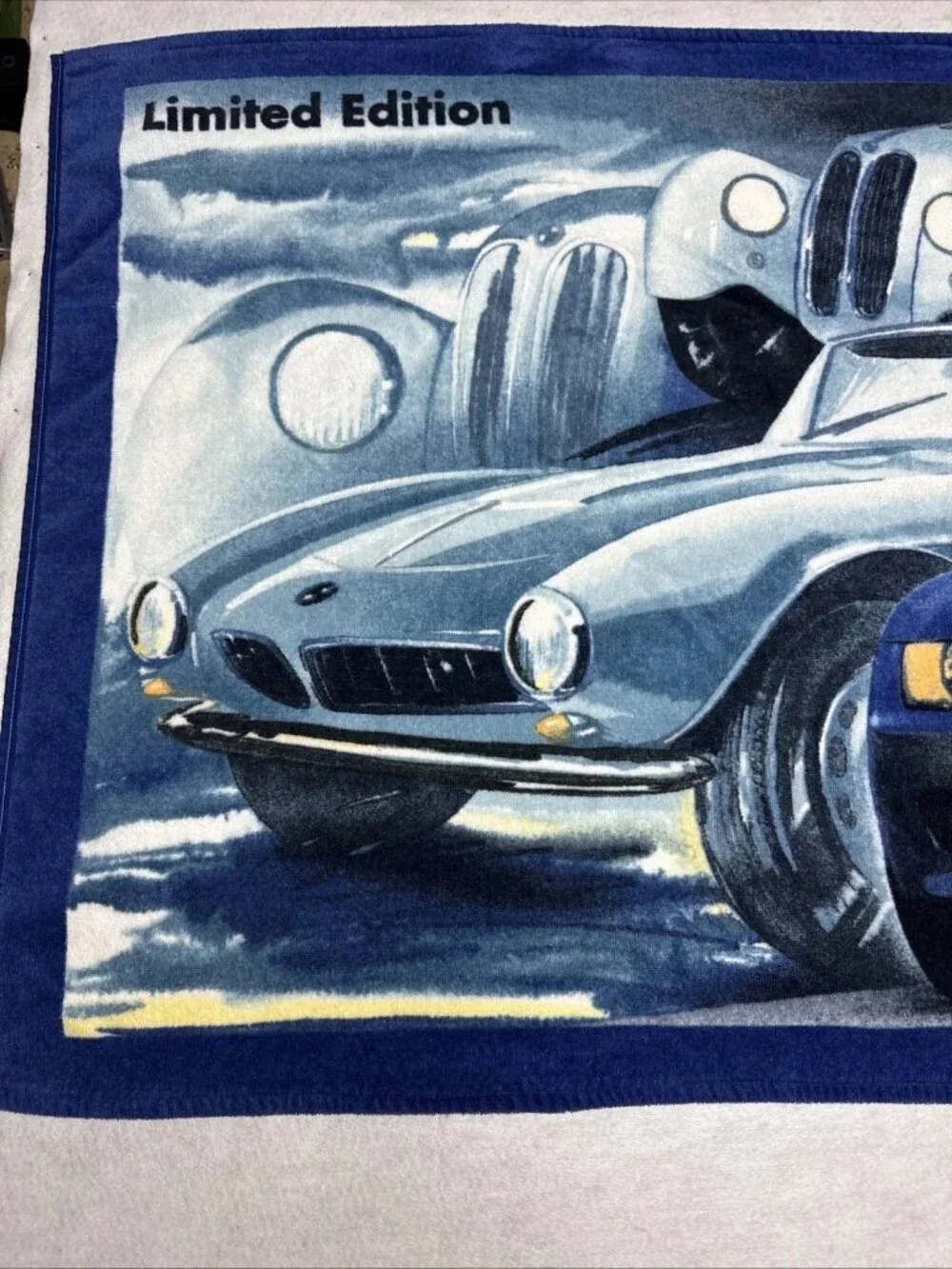 BMW Z3 Roadster Beach Towel Vintage 90s Limited Edition Germany